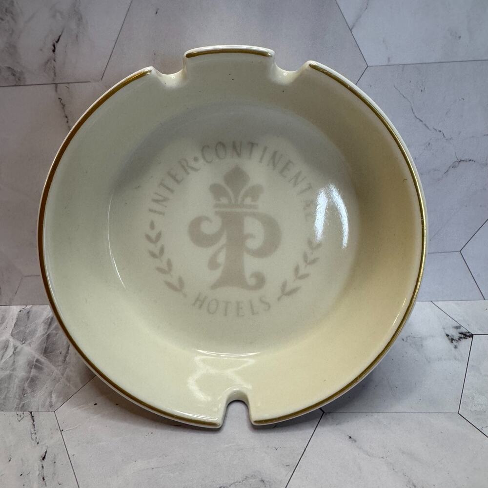 Vintage Ashtray Schonwald Germany 9481 Hotel Intercontinental Paris France